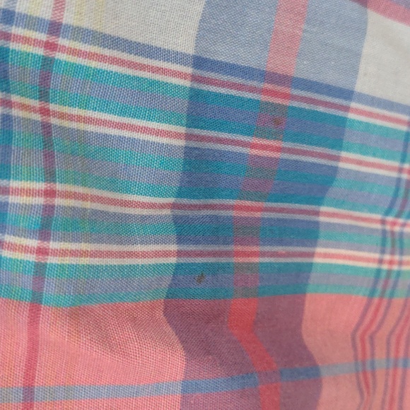 Vintage Plaid / Madras Short (8) Coastal Grandma - Picture 12 of 12